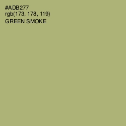 #ADB277 - Green Smoke Color Image